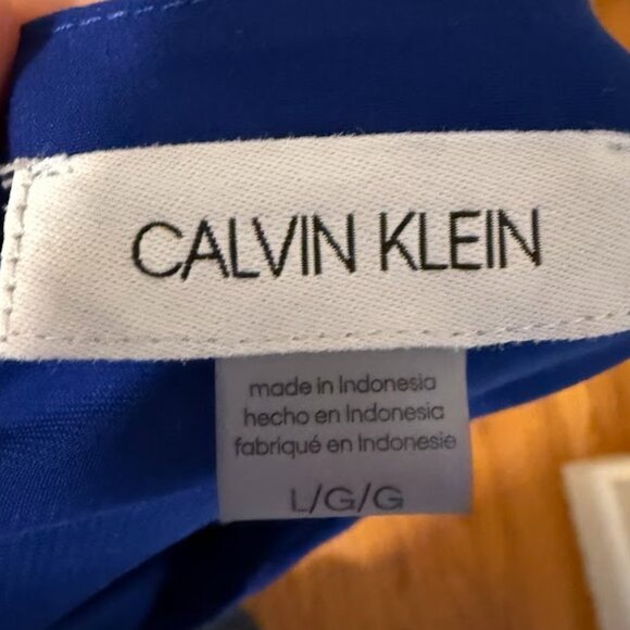 Calvin Klein Blue Tunic Blouse - Picture 8 of 8